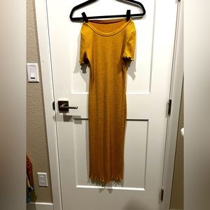 Ribbed bodycon dressed